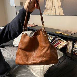 Coach Brown Leather Shoulder Bag